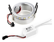 Встраиваемый светильник Ambrella Light A 102 LED SET STEP цвет Серебро