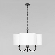 Подвесной светильник Loft it S1lence 10303P Black цвет плафона/подвески Белый, цвет арматуры Черный-1