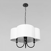 Подвесной светильник Loft it S1lence 10303P Black цвет плафона/подвески Белый, цвет арматуры Черный-2