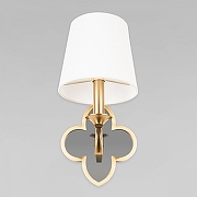 Бра Loft it S1lence 10303W/B Brass цвет плафона/подвески Белый, цвет арматуры Никель-1