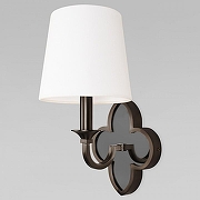 Бра Loft it S1lence 10303W/B Copper black цвет плафона/подвески Белый, цвет арматуры Черный, Медь