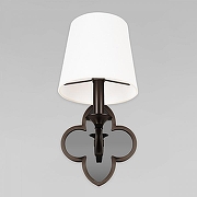 Бра Loft it S1lence 10303W/B Copper black цвет плафона/подвески Белый, цвет арматуры Черный, Медь-1