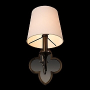 Бра Loft it S1lence 10303W/B Copper black цвет плафона/подвески Белый, цвет арматуры Черный, Медь-4