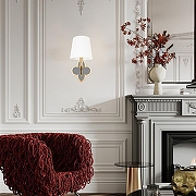 Бра Loft it Silence 10303W/B Nickel цвет плафона/подвески Белый, цвет арматуры Никель-6