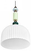 Подвесной светильник Loft it Fam1ly 10365/A цвет плафона/подвески Белый, цвет арматуры Зеленый, Золото-1