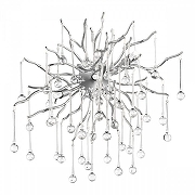 Бра Loft it Drops 10376W цвет плафона/подвески Прозрачный, цвет арматуры Серебро-2