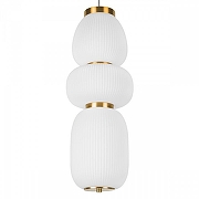 Подвесной светильник Loft it Duff 10422/C цвет плафона/подвески Белый, цвет арматуры Бронза-1