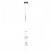 Подвесной светильник Loft it Sp1ndle 10423/A цвет плафона/подвески Белый, Прозрачный, цвет арматуры Бронза-2