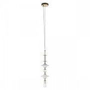 Подвесной светильник Loft it Sp1ndle 10423/B цвет плафона/подвески Белый, Прозрачный, цвет арматуры Бронза-2