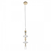 Подвесной светильник Loft it Sp1ndle 10423/B цвет плафона/подвески Белый, Прозрачный, цвет арматуры Бронза-3