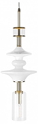 Подвесной светильник Loft it Sp1ndle 10423/D цвет плафона/подвески Белый, Прозрачный, цвет арматуры Бронза