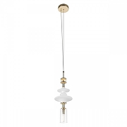 Подвесной светильник Loft it Sp1ndle 10423/D цвет плафона/подвески Белый, Прозрачный, цвет арматуры Бронза-4