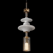 Подвесной светильник Loft it Sp1ndle 10423/D цвет плафона/подвески Белый, Прозрачный, цвет арматуры Бронза-7