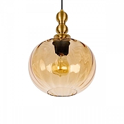 Подвесной светильник Loft it Melon 10426 Amber цвет плафона/подвески Янтарный, цвет арматуры Бронза-1