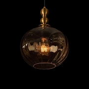 Подвесной светильник Loft it Melon 10426 Amber цвет плафона/подвески Янтарный, цвет арматуры Бронза-7