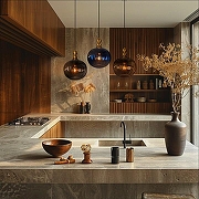 Подвесной светильник Loft it Melon 10426 Amber цвет плафона/подвески Янтарный, цвет арматуры Бронза-9