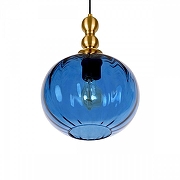 Подвесной светильник Loft it Melon 10426 Blue цвет плафона/подвески Синий, цвет арматуры Бронза-1