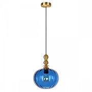 Подвесной светильник Loft it Melon 10426 Blue цвет плафона/подвески Синий, цвет арматуры Бронза-2