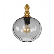 Подвесной светильник Loft it Melon 10426 Smoke цвет плафона/подвески Светло-серый, цвет арматуры Бронза-1