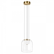 Подвесной светильник Loft it T1nkerbell 10428/A цвет плафона/подвески Прозрачный, цвет арматуры Бронза-2