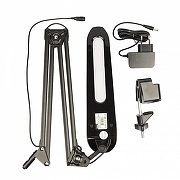 Настольная лампа офисная Uniel TLD-524 10608 цвет плафона/подвески Черный, цвет арматуры Черный-1