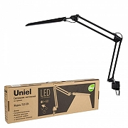 Настольная лампа офисная Uniel TLD-524 10608 цвет плафона/подвески Черный, цвет арматуры Черный-7