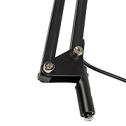 Настольная лампа офисная Uniel TLD-524 10608 цвет плафона/подвески Черный, цвет арматуры Черный-12