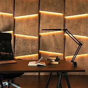 Настольная лампа офисная Uniel TLD-524 10608 цвет плафона/подвески Черный, цвет арматуры Черный-14