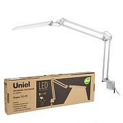 Настольная лампа офисная Uniel TLD-524 10610 цвет плафона/подвески Белый, цвет арматуры Белый-7