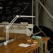 Настольная лампа офисная Uniel TLD-524 10610 цвет плафона/подвески Белый, цвет арматуры Белый-8