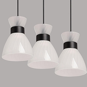 Подвесной светильник De City Лоск 1 107010603 цвет плафона/подвески Прозрачный, цвет арматуры Черный-7