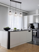 Подвесной светильник De City Лоск 1 107010603 цвет плафона/подвески Прозрачный, цвет арматуры Черный-8