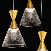 Подвесной светильник De City Лоск 32 107011403 цвет плафона/подвески Прозрачный, цвет арматуры Черный-6