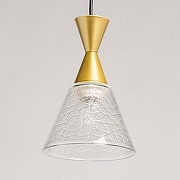 Подвесной светильник De City Лоск 32 107011501 цвет плафона/подвески Прозрачный, цвет арматуры Черный-3