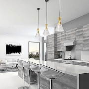 Подвесной светильник De City Лоск 32 107011501 цвет плафона/подвески Прозрачный, цвет арматуры Черный-6