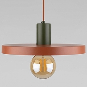 Подвесной светильник TK Lighting SILA 10749 SILA GREEN BRICK цвет плафона/подвески Коричневый, цвет арматуры Коричневый