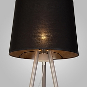 Торшер с полкой TK Lighting Lozano 1091 lozano 1 цвет плафона/подвески Черный, цвет арматуры Хром-2