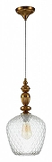 Подвесной светильник Indigo Annata 11010/1P Clear цвет плафона/подвески Прозрачный, цвет арматуры Латунь-2