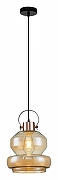 Подвесной светильник Indigo Sera 11022/C/1P Black цвет плафона/подвески Янтарный, цвет арматуры Черный-2