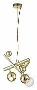 Подвесной светильник Indigo Saldo 11033/2P Gold цвет Золото-2