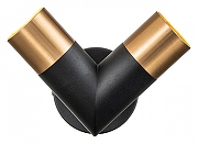 Бра Indigo Doppio 11036/2W Black цвет плафона/подвески Бронза, Черный, цвет арматуры Черный-2