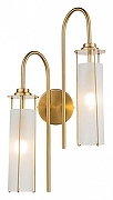Бра Indigo Torcia 11038/2W Brass цвет плафона/подвески Белый, цвет арматуры Бронза-1