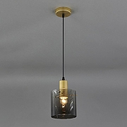 Подвесной светильник Escada Sense 1104/1S цвет плафона/подвески Дымчатый, цвет арматуры Золото, Черный-2