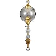 Подвесной светильник Indigo Sorpresa 11056/1P Smoke цвет плафона/подвески Дымчатый, Прозрачный, цвет арматуры Бронза-4