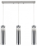 Подвесной светильник Indigo Rilucente 11061/3P Chrome цвет плафона/подвески Дымчатый, цвет арматуры Хром