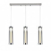 Подвесной светильник Indigo Rilucente 11061/3P Chrome цвет плафона/подвески Дымчатый, цвет арматуры Хром-1