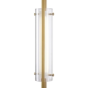 Подвесной светильник Indigo Vitreo 11067/A/1P Brass цвет плафона/подвески Белый, Прозрачный, цвет арматуры Бронза-1