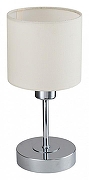Настольная лампа Escada Denver 1109/1 Chrome/Beige цвет плафона/подвески Бежевый, цвет арматуры Хром-3
