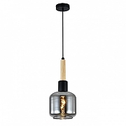 Подвесной светильник Escada SKALD 1109/1S Black цвет плафона/подвески Светло-серый, цвет арматуры Черный-3