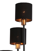 Торшер Escada Denver 1109/4 цвет плафона/подвески Черный, Золото, цвет арматуры Золото, Черный-1
